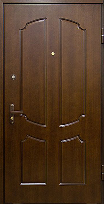 Входная дверь №43 МДФ шпон 16мм + Филёнчатый МДФ 16мм